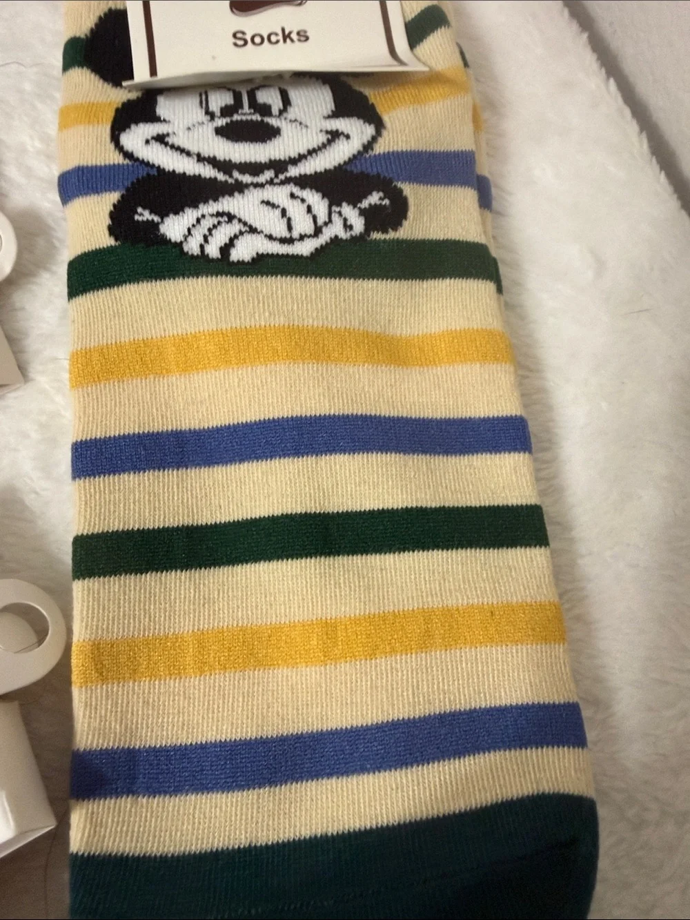 Disney Character Ankle Socks - Assorted Navy, Yellow, Green